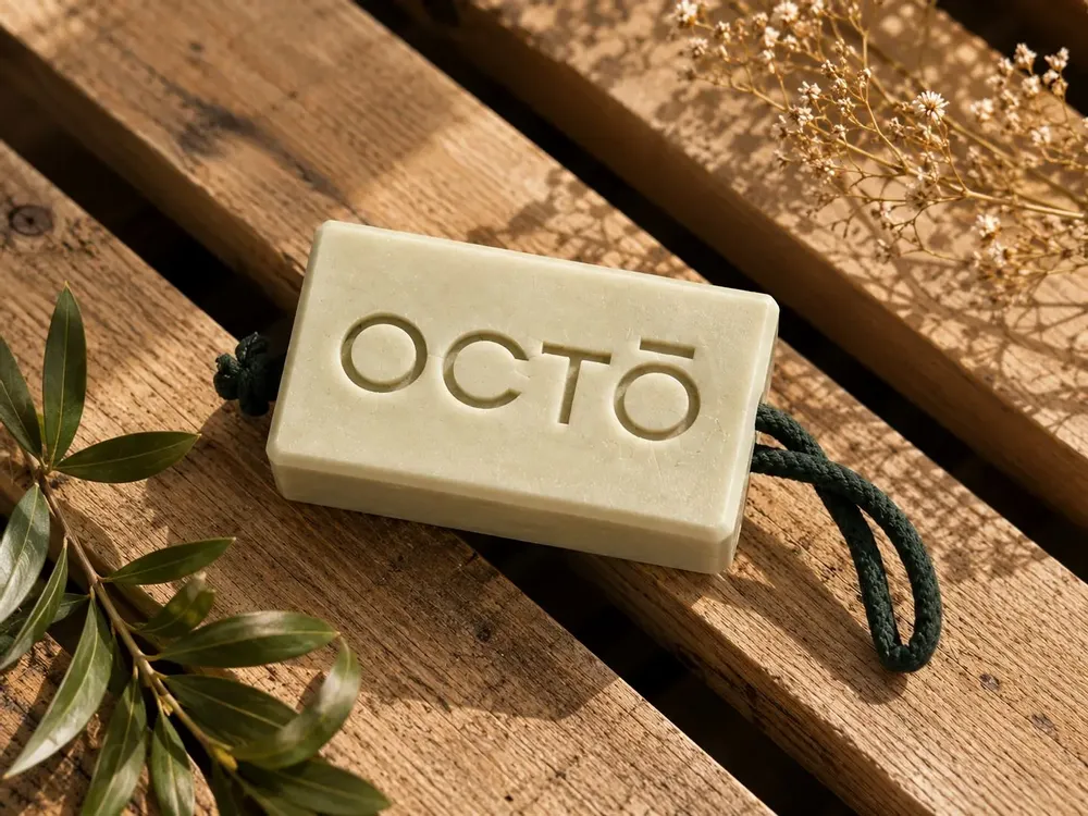 Soaps - 100% natural and vegan rope soap | Lavender Fields Lavender Lavandin Red Clay Essential Oil - OCTŌ