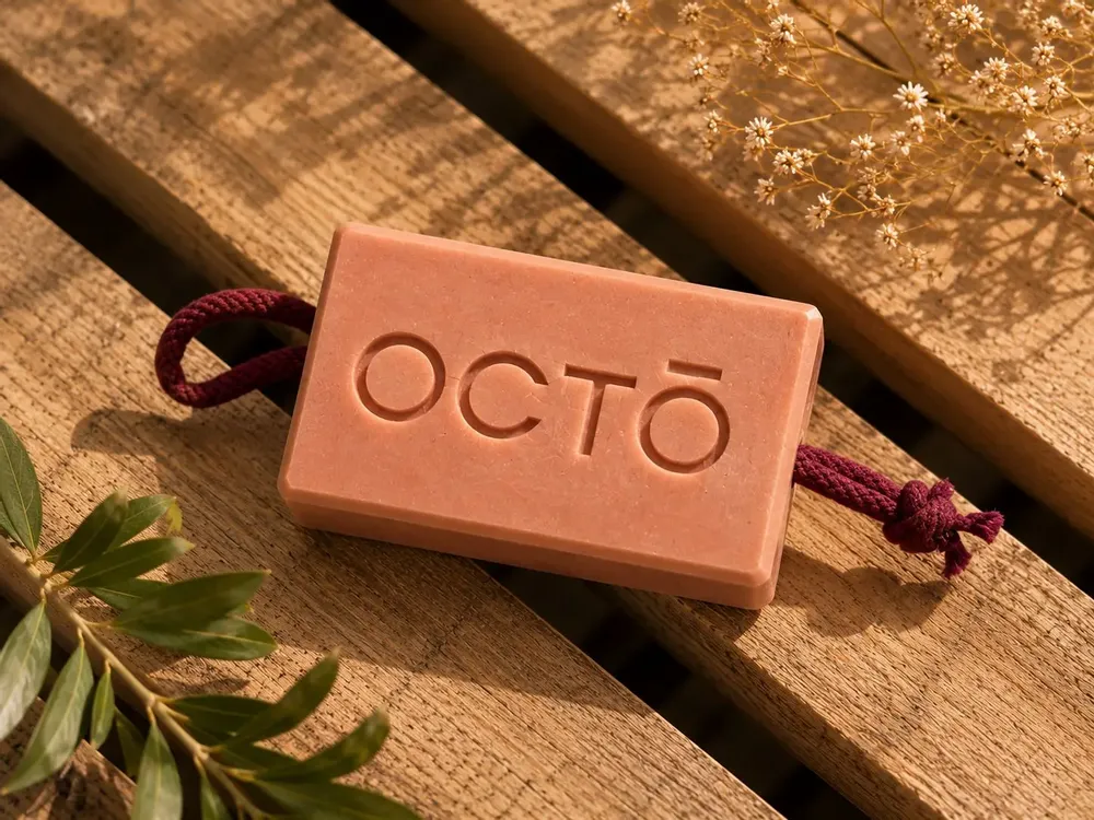 Soaps - 100% natural and vegan rope soap | Lavender Fields Lavender Lavandin Red Clay Essential Oil - OCTŌ