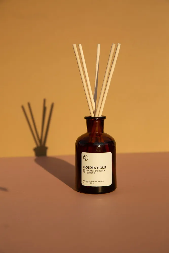 Scent diffusers - Golden Hour (Tangerine + Patchouli + Ylang-Ylang) | Refill for Stick Diffuser - OCTŌ