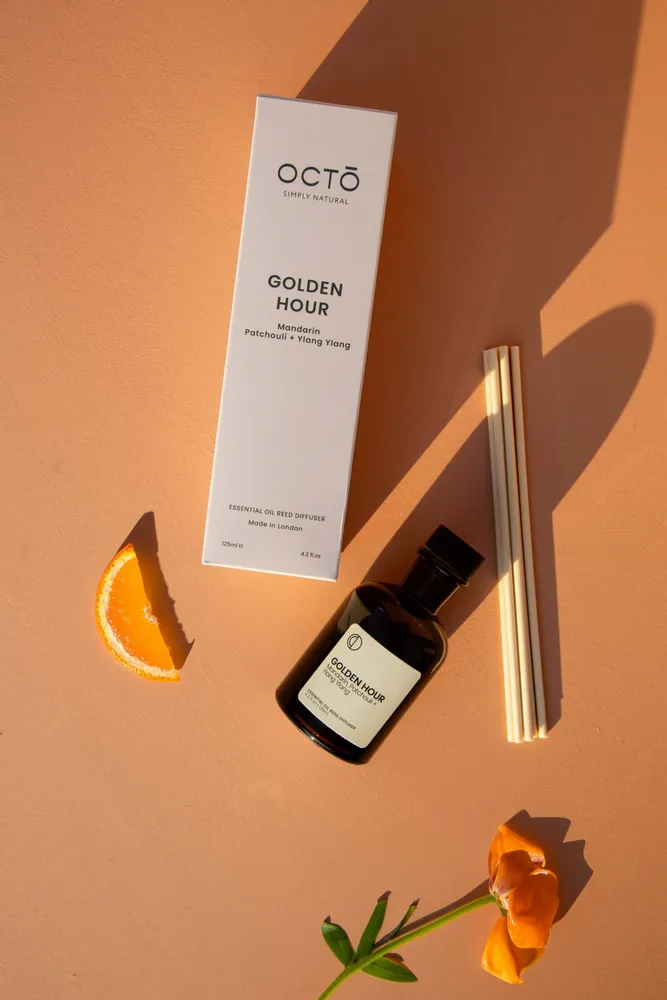 Scent diffusers - Golden Hour (Tangerine + Patchouli + Ylang-Ylang) | Refill for Stick Diffuser - OCTŌ