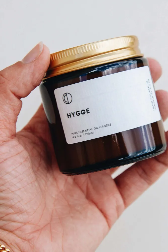 Candles - Hygge (Orange + Spice) | Amber Jar Candle |400ml - OCTŌ