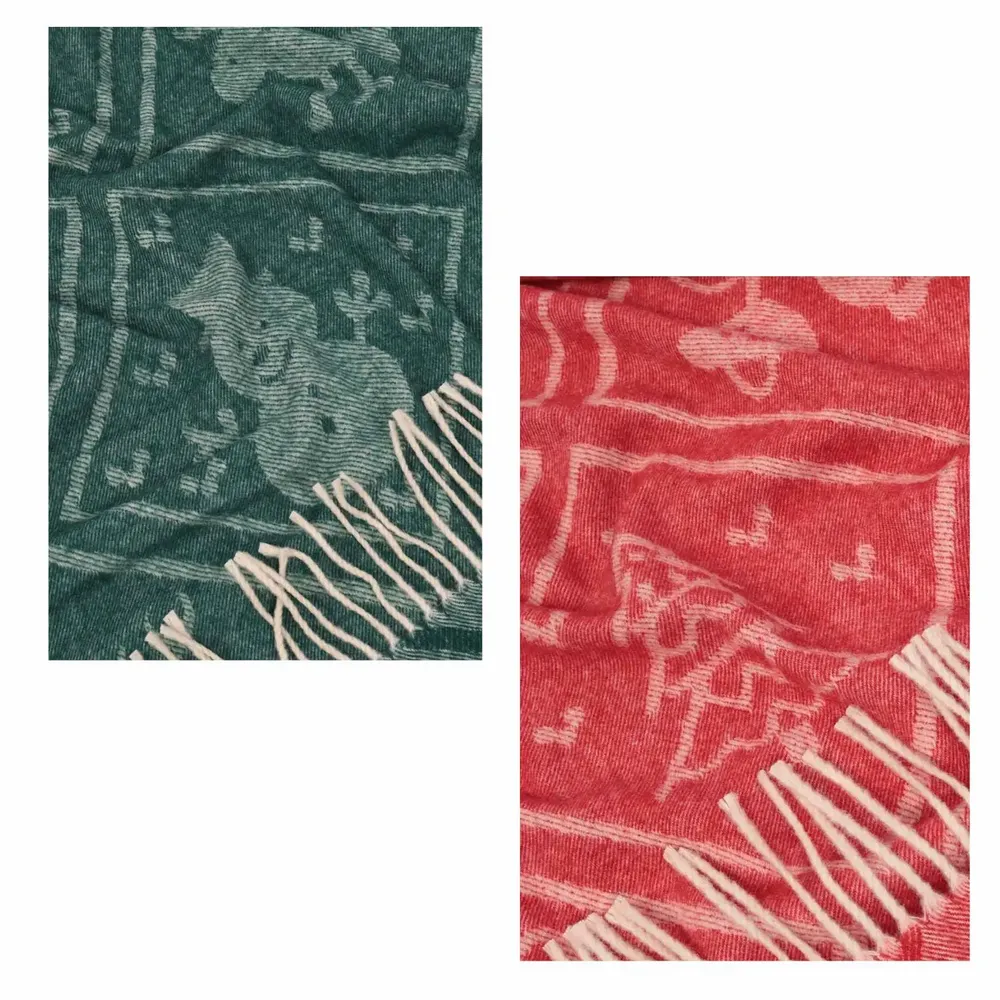 Plaids - Plaid en laine mérinos australienne Noel - LANAVITTA