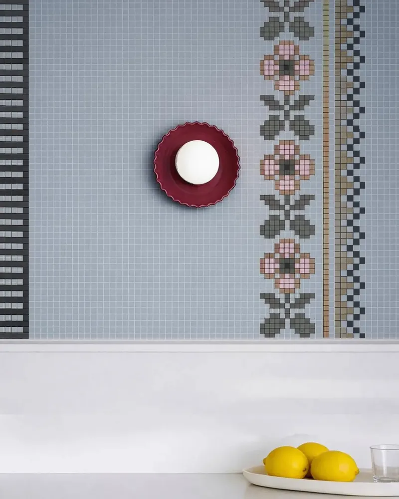 Mosaics - Modular Mosaic Decor - Broderie Collection - FRAGMENT - STUDIO DE MOSAÏQUE