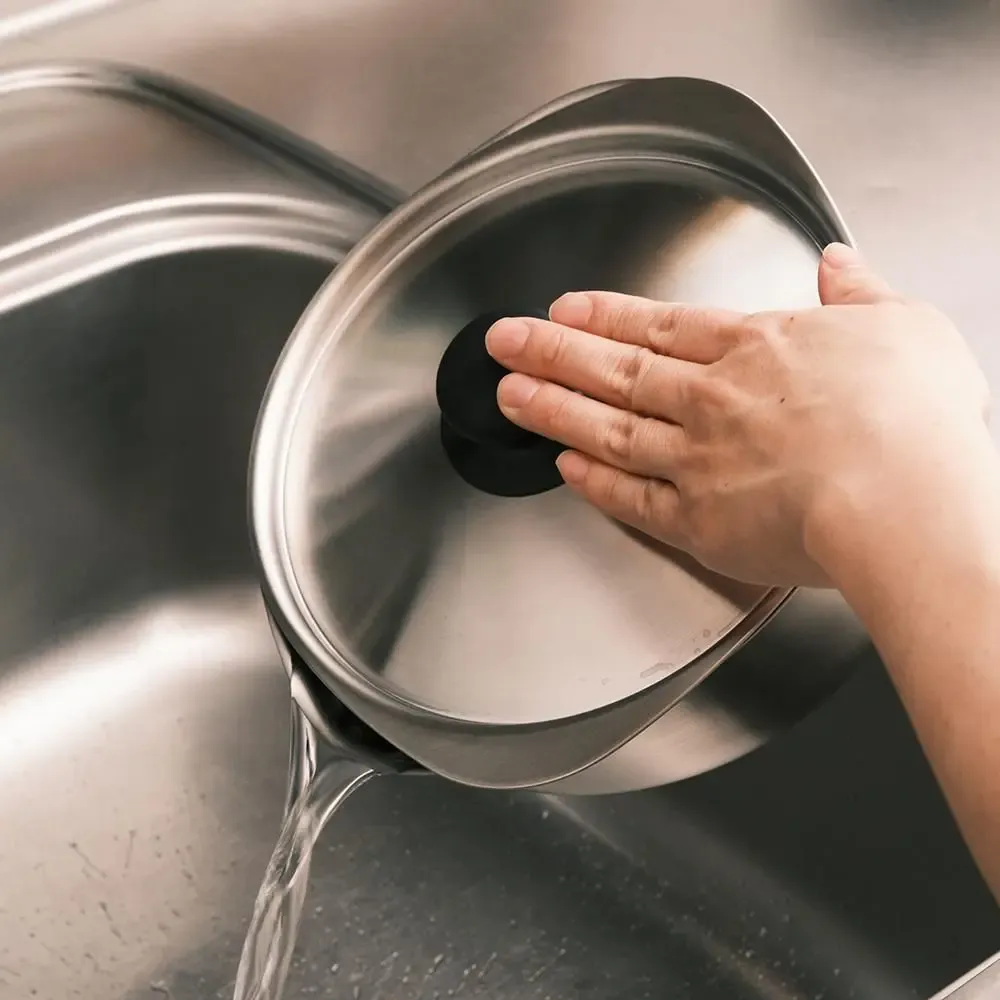 Saucepans  - 18cm trilaminated stainless steel casserole/SORI YANAGI - ABINGPLUS