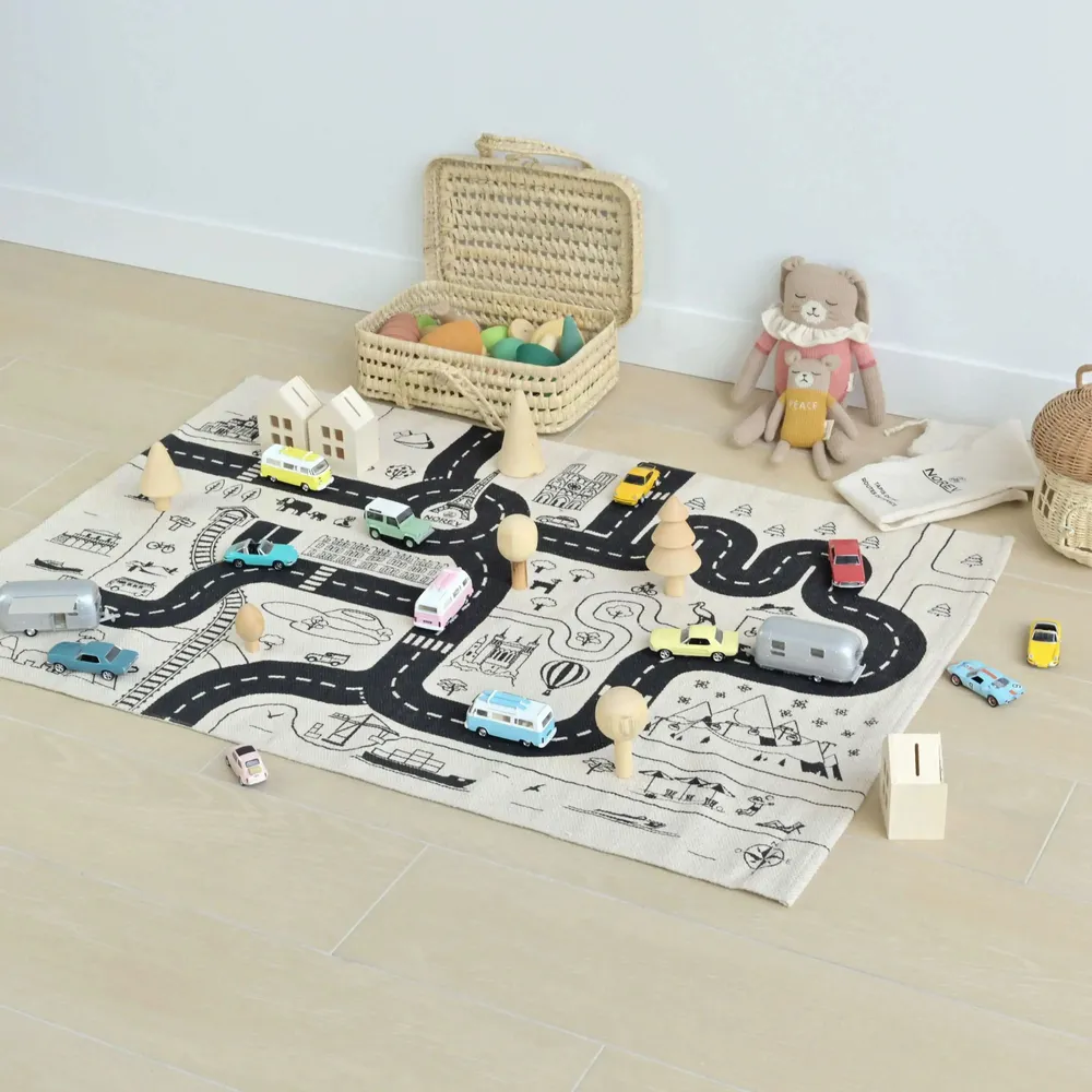 Toys - France-Inspired Road Play Mat - NOREV