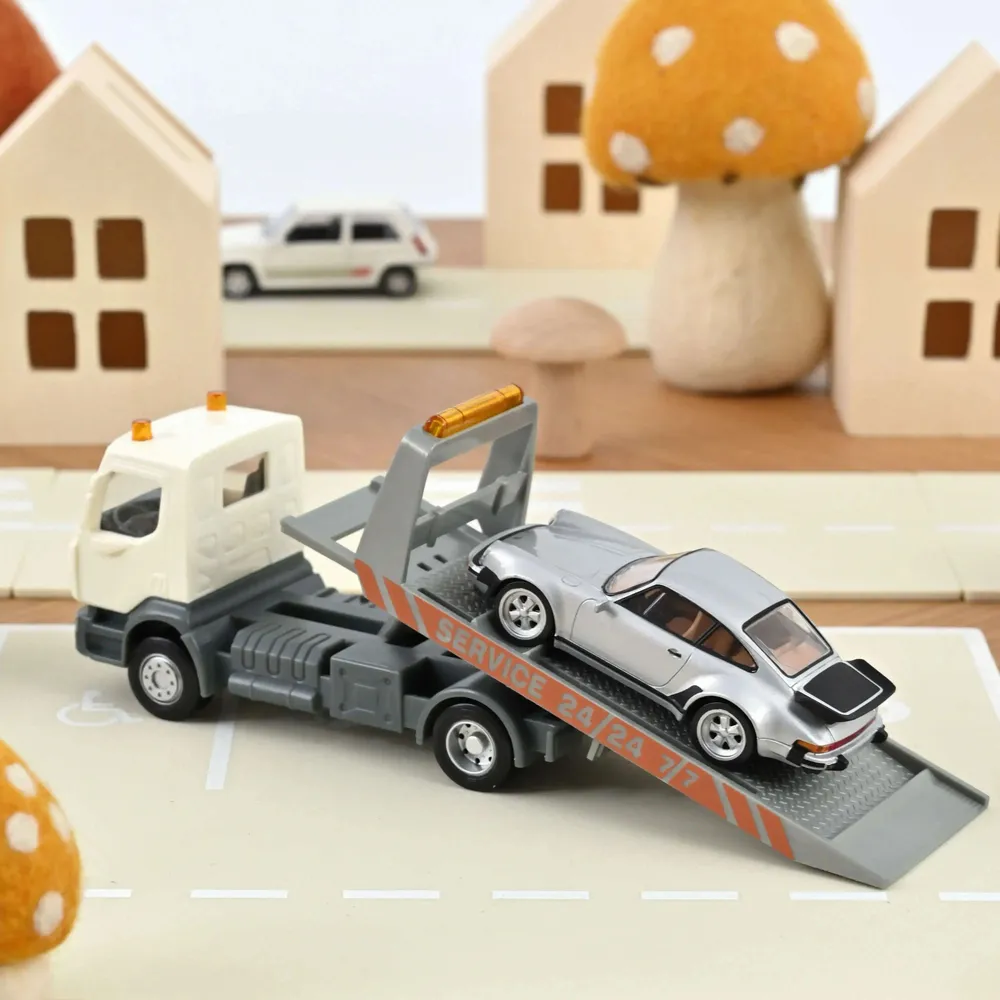 Jouets enfants - Voiture jouet Dépanneuse Plastigam et Porsche 911 Jet-car 1/43 - NOREV