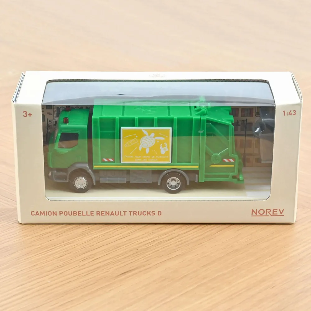 Jouets enfants - Camion poubelle Renault Trucks D 2.1 Plastigam 1/43 - NOREV