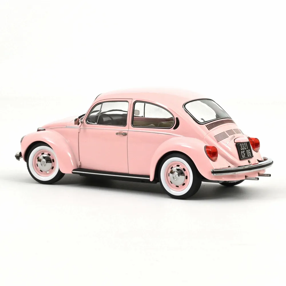Cadeaux - Voiture miniature VW 1303 1973 Rose pastel cadeau de naissance 1/18 - NOREV