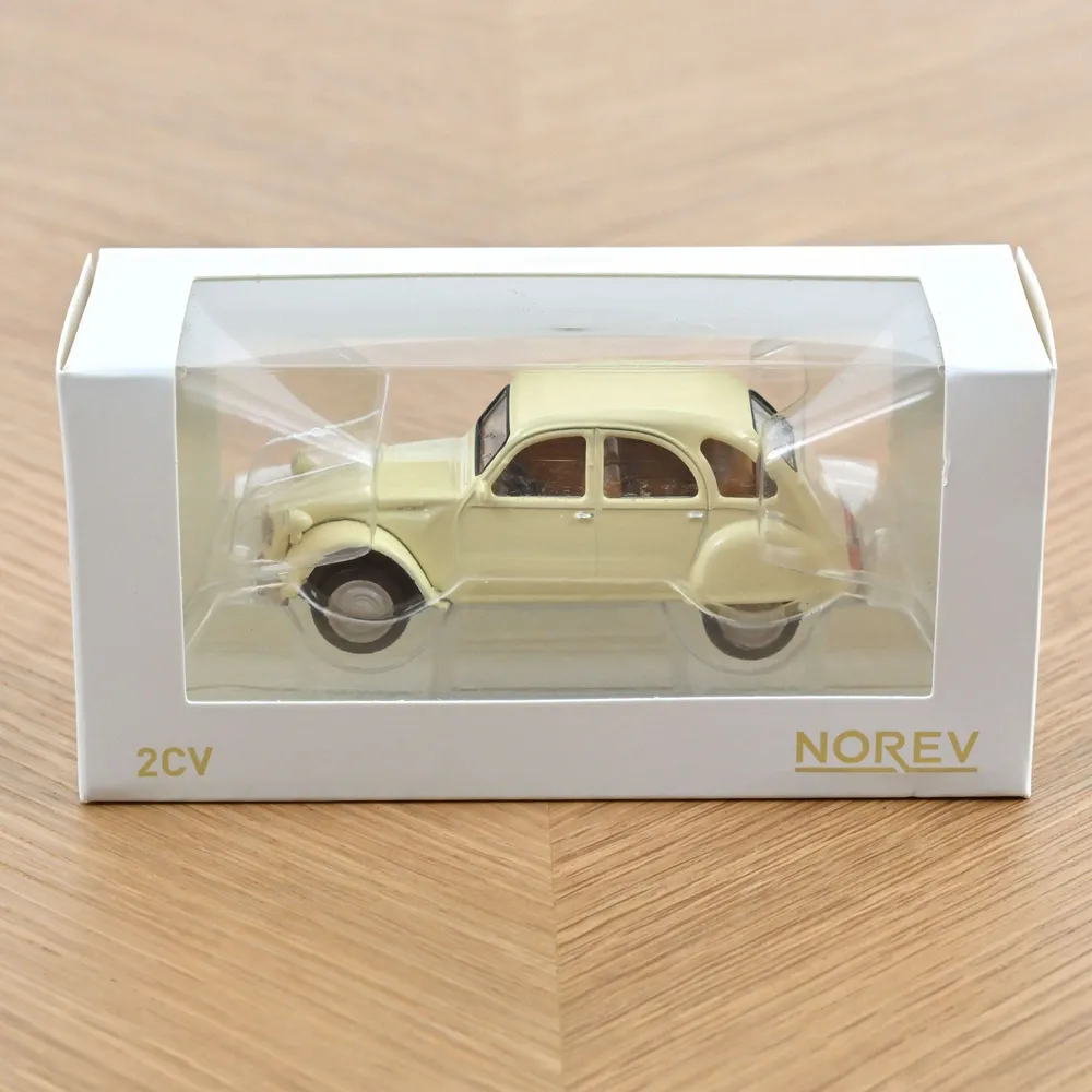 Jouets enfants - Voiture jouet Citroën 2CV 1978 Beige Jet-car 1/43 - NOREV