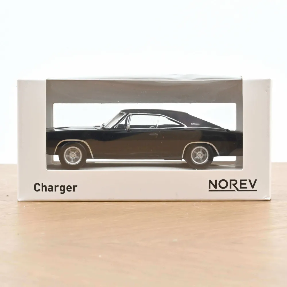 Jouets enfants - Voiture jouet Dodge Charger 1968 Noir Jet-car 1/43 - NOREV