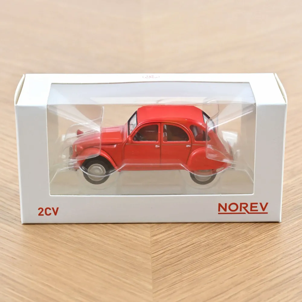 Jouets enfants - Voiture jouet Citroën 2CV 1978 Rouge Géranium Jet-car 1/43 - NOREV