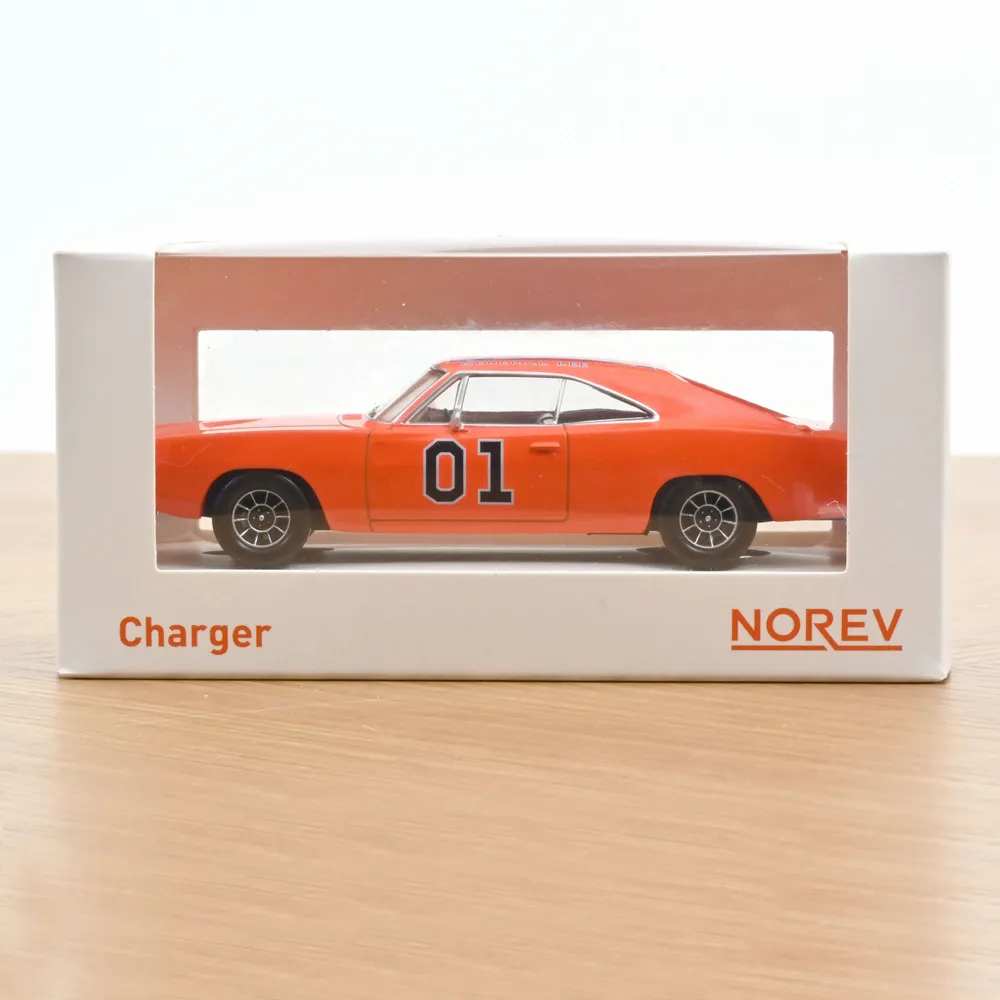 Jouets enfants - Voiture jouet Dodge Charger 1969 General Lee Jet-car 1/43 - NOREV