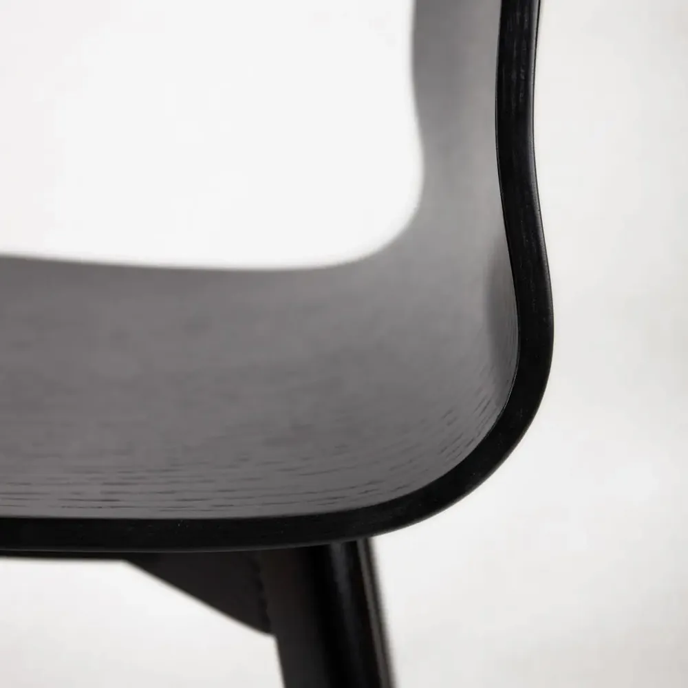 Chairs - LUKA Black Oak Chair - DELTA