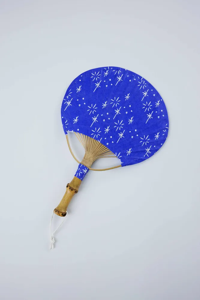 Cadeaux - [toolpress] Hanji fan_starry night - KOREA CRAFT&DESIGN FOUNDATION