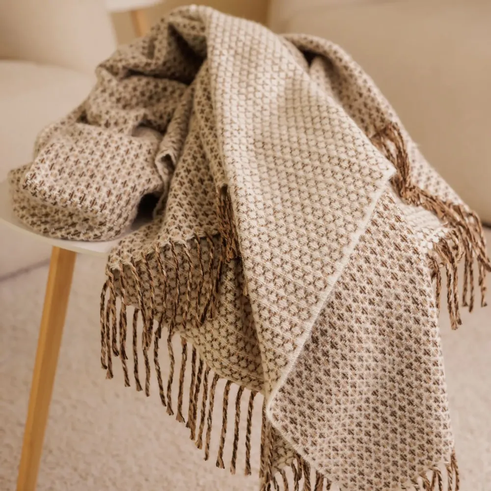 Plaids - Plaid en laine mélangée Milena - LANAVITTA