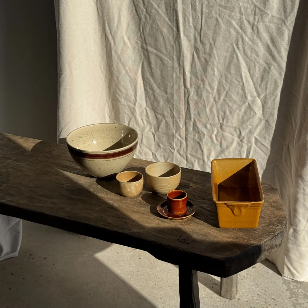 Kitchen utensils - Large honey-colored ceramic terrine dish, caramel H10 L29 - OFFICE OBJETS