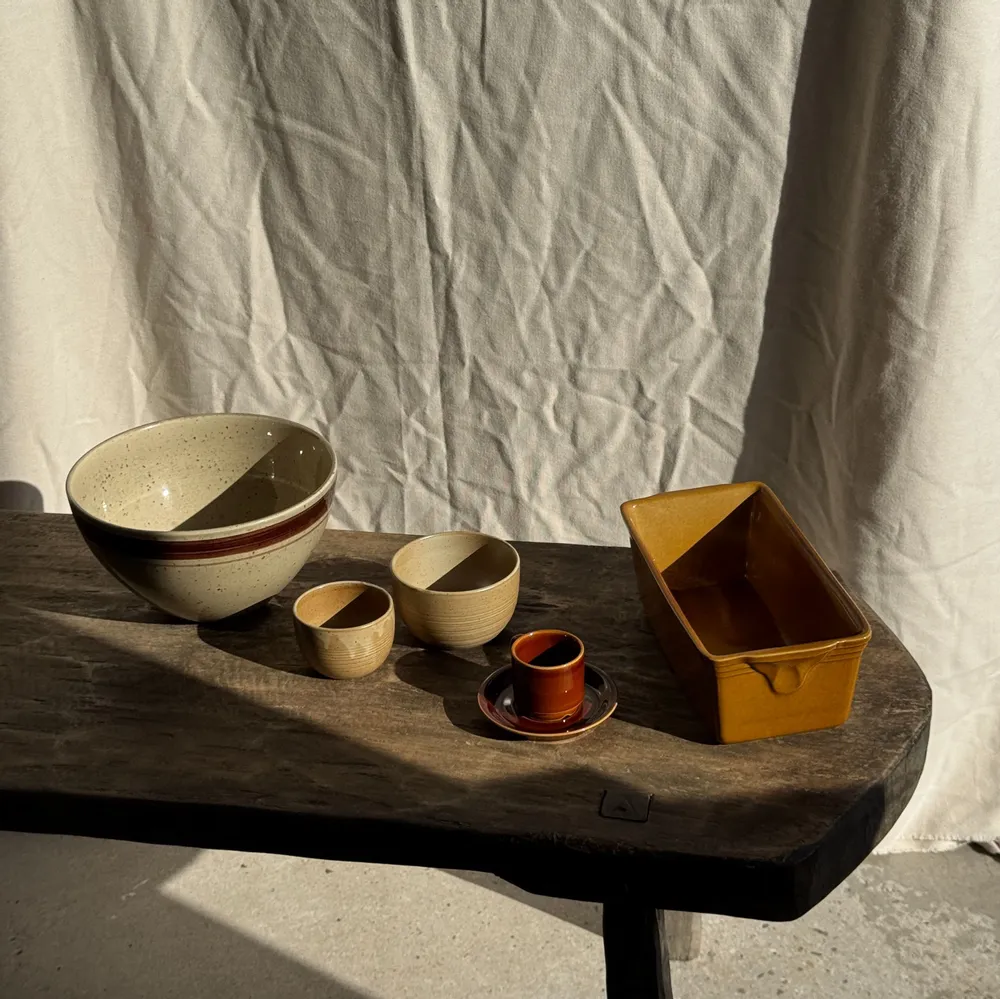 Kitchen utensils - Large honey-colored ceramic terrine dish, caramel H10 L29 - OFFICE OBJETS