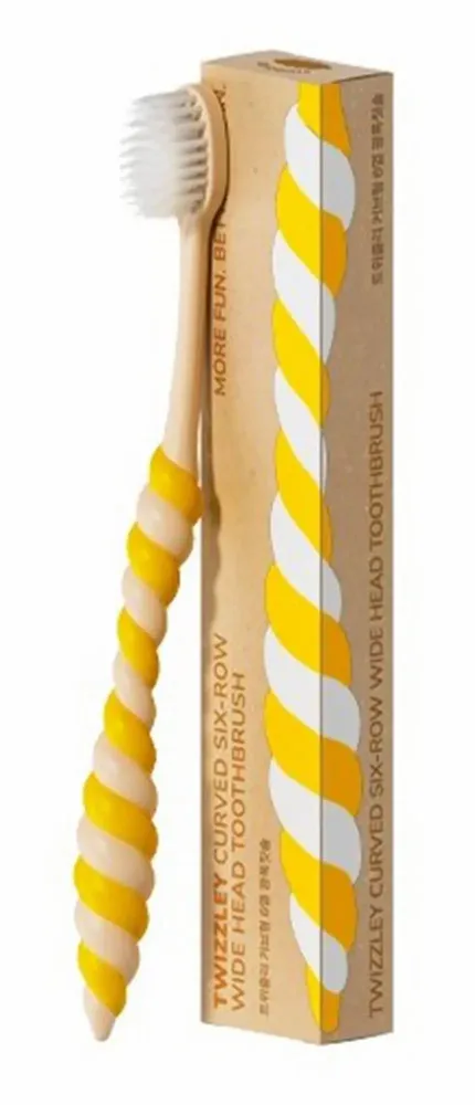 Caskets and boxes - TWIZZLEY Crayon Edition–5-Piece Curved Wide-Head Toothbrush Gift Set - TWIZZLEY