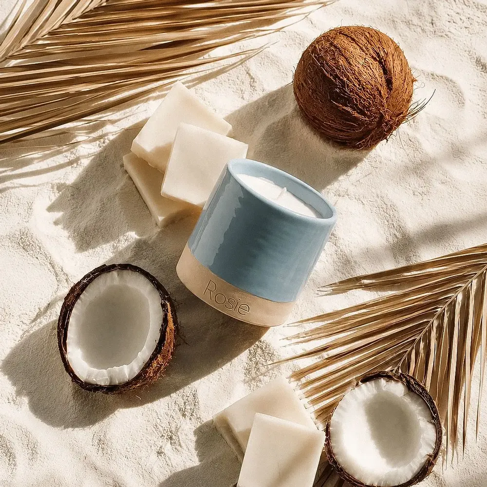 Candles - Ceramic scented candle - ROSIE COTE ATLANTIQUE FRANCE