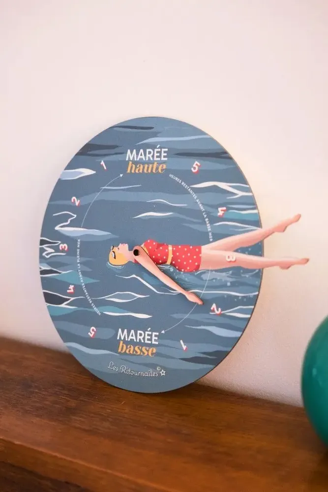 Decorative objects - Mado Crolé tide clock - LES RITOURNAILES