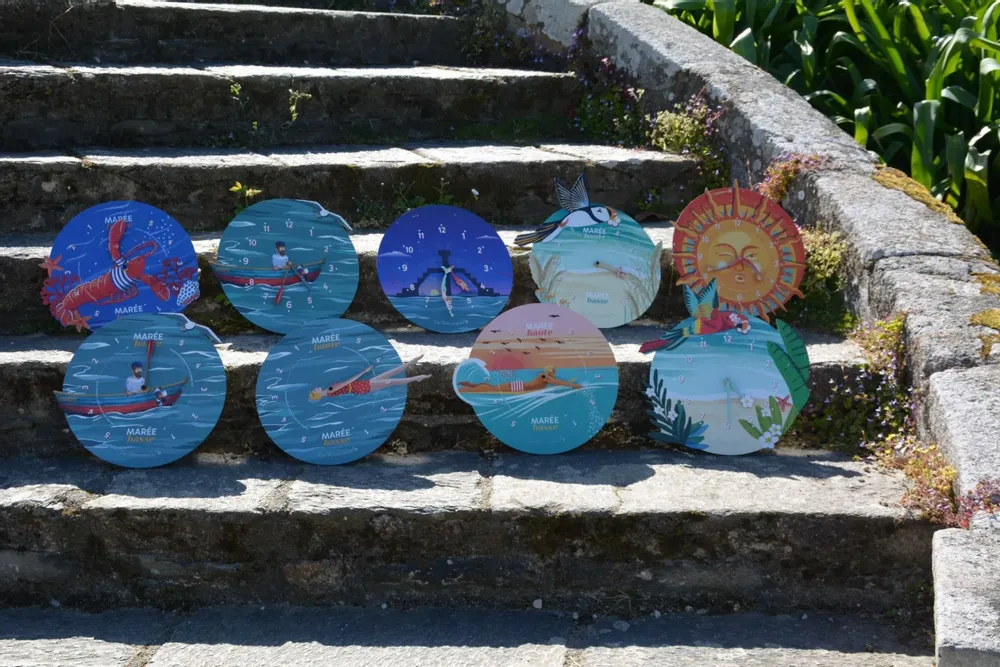 Decorative objects - Mado Crolé tide clock - LES RITOURNAILES