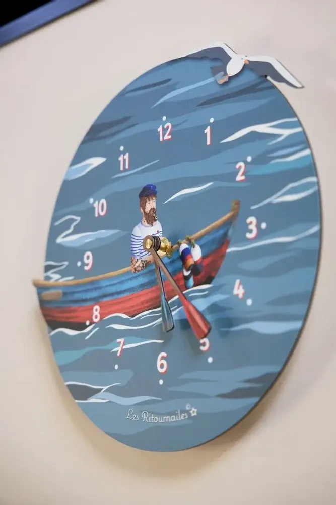 Horloges - Horloge temps Michel Bellepêche - LES RITOURNAILES
