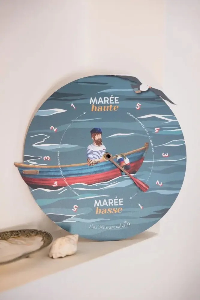 Decorative objects - Michel Bellepeche tide clock - LES RITOURNAILES