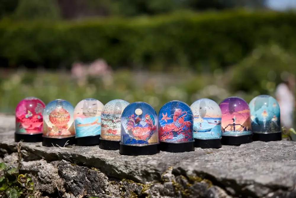 Accessoires de déco extérieure - Boule à paillettes Fééduses - LES RITOURNAILES