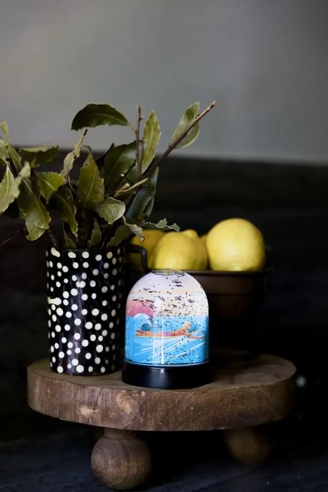 Accessoires de déco extérieure - Boule à paillettes Dan Summer - LES RITOURNAILES