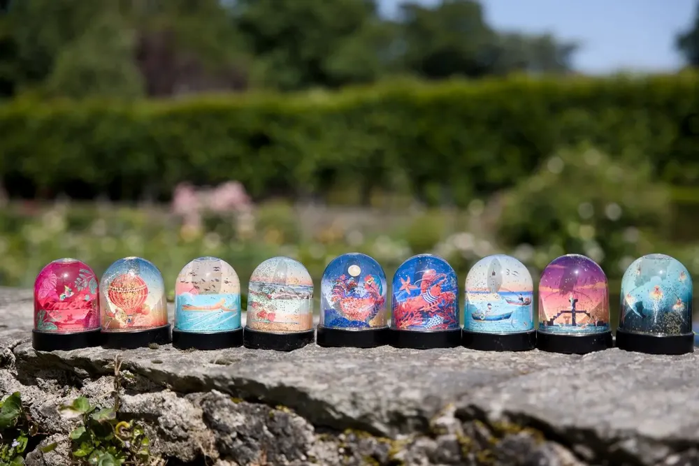 Accessoires de déco extérieure - Boule à paillettes Dan Summer - LES RITOURNAILES
