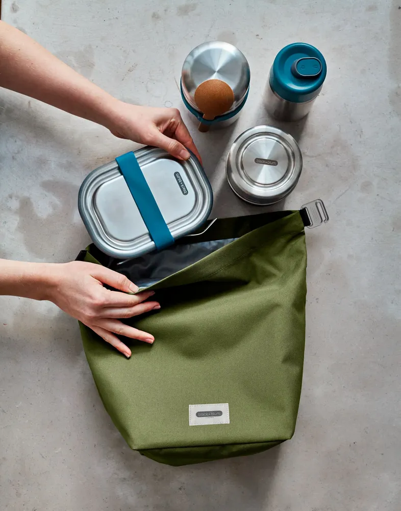 Bags and totes - BLACK + BLUM Insulated Lunch Bag | Leak Proof | Roll Top | 6.7L | 10L - BLACK+BLUM EUROPE
