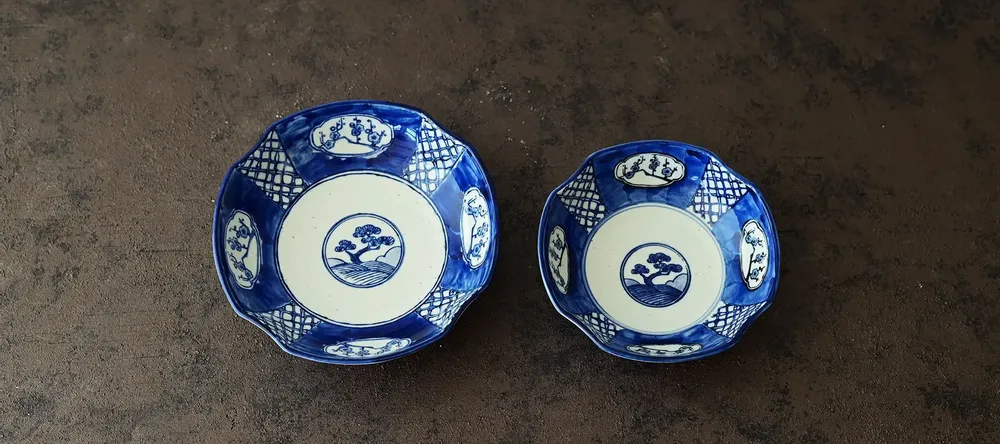 Plats et saladiers - Shochikubai - MARUMITSU POTERIE
