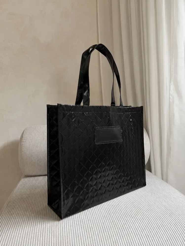 Bags and totes - Non-woven PP reusable bag -\" Oslo\” Black (41x12x35cm) - MOONPACK