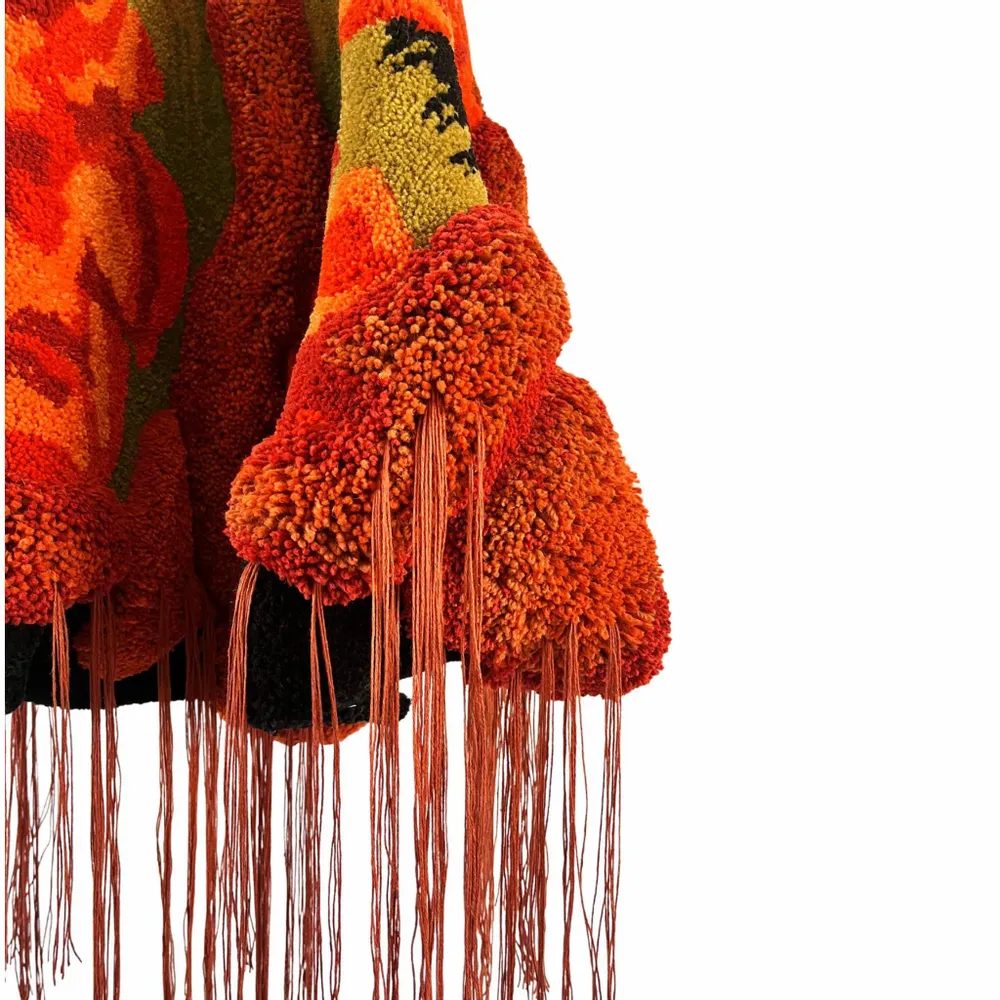 Tapis contemporains - Sculpture murale textile – Pièce unique – Vernaculario III - ATELIER SAGRADO