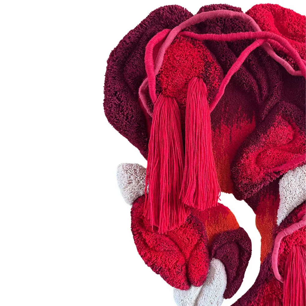 Contemporary carpets - Textile wall sculpture — Unique piece — Materia Prima IV - ATELIER SAGRADO