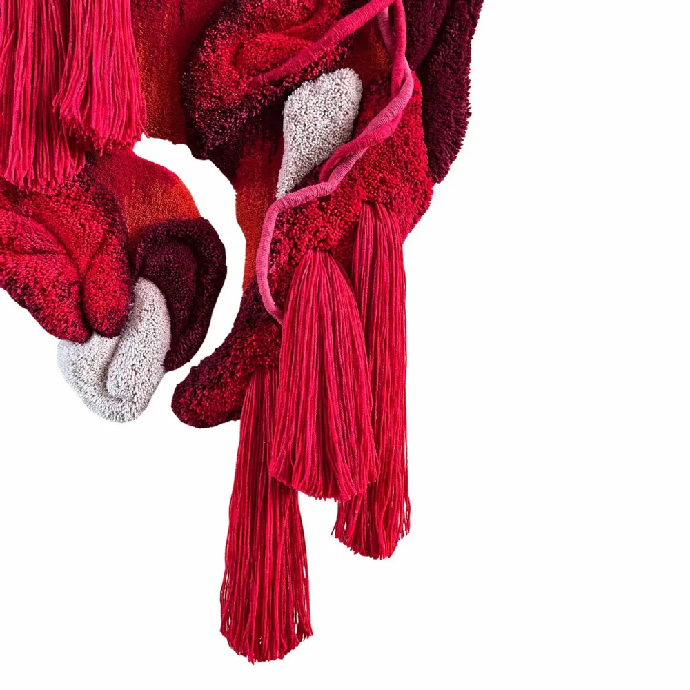 Contemporary carpets - Textile wall sculpture — Unique piece — Materia Prima IV - ATELIER SAGRADO