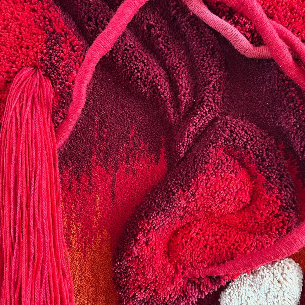 Contemporary carpets - Textile wall sculpture — Unique piece — Materia Prima IV - ATELIER SAGRADO