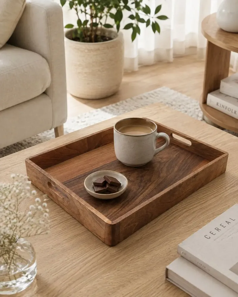 Trays - Solid wood serving tray collection - LEGNOVINI