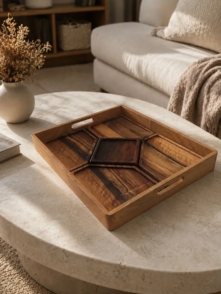 Trays - Solid wood serving tray collection - LEGNOVINI