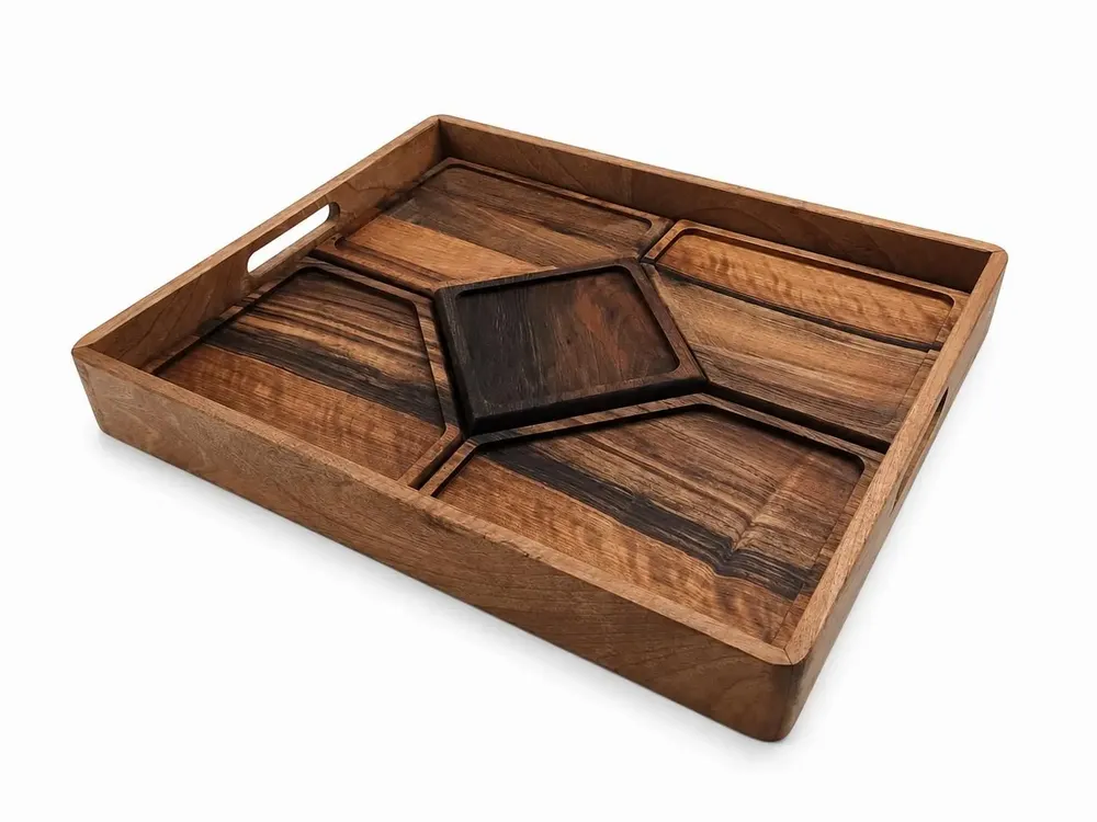 Trays - Solid wood serving tray collection - LEGNOVINI