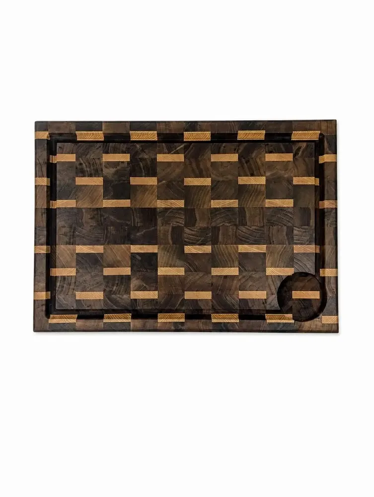 Objets de décoration - Billot de découpe en bois massif. Bois de bout - LEGNOVINI