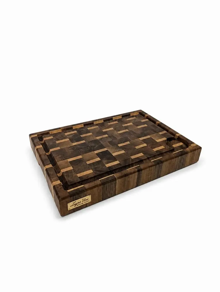 Objets de décoration - Billot de découpe en bois massif. Bois de bout - LEGNOVINI