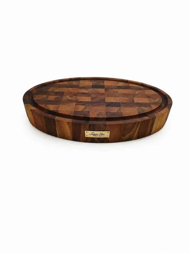 Objets de décoration - Billot de découpe en bois massif. Bois de bout - LEGNOVINI