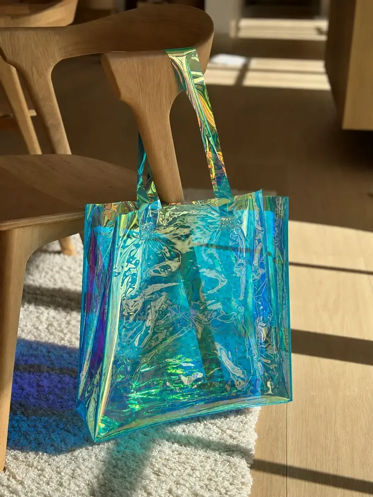 Bags and totes - Reusable PVC bag — Rio Blue (40×14×40cm) - MOONPACK