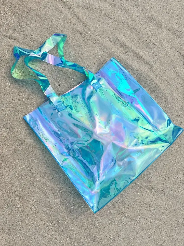 Bags and totes - Reusable PVC bag — Rio Blue (40×14×40cm) - MOONPACK