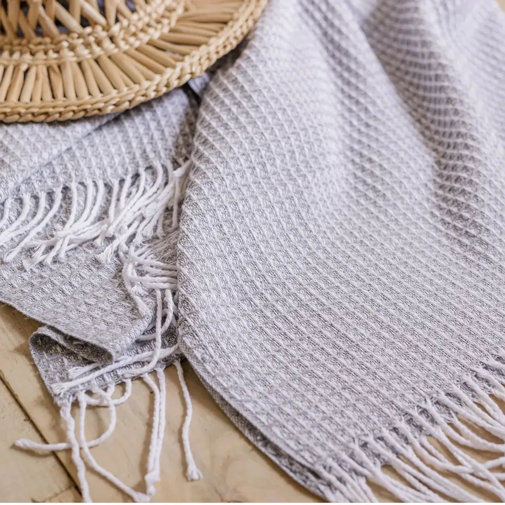 Throw blankets - Cotton Throw Amanda - LANAVITTA