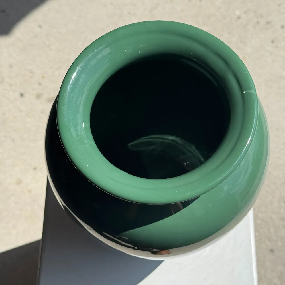 Decorative objects - Large deep sea green ceramic vase H26 D22 - OFFICE OBJETS