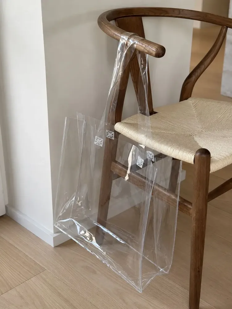 Bags and totes - Reusable PVC bag — Rio Transparent (40×14×40cm) - MOONPACK