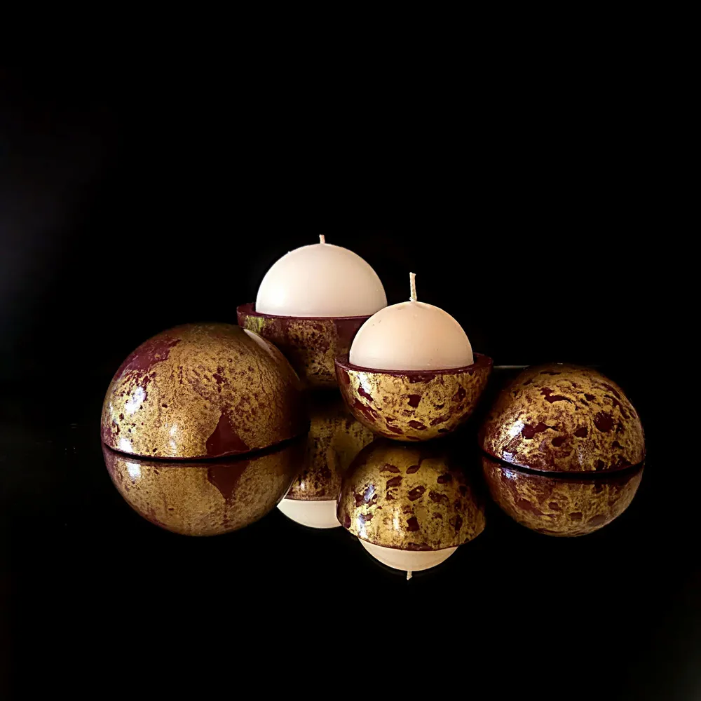 Objets de décoration - Bougie Globe Classic — Bois de Tonka - PONPON CURIOSITAS
