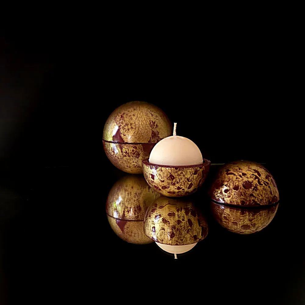 Objets de décoration - Bougie Globe Classic — Bois de Tonka - PONPON CURIOSITAS